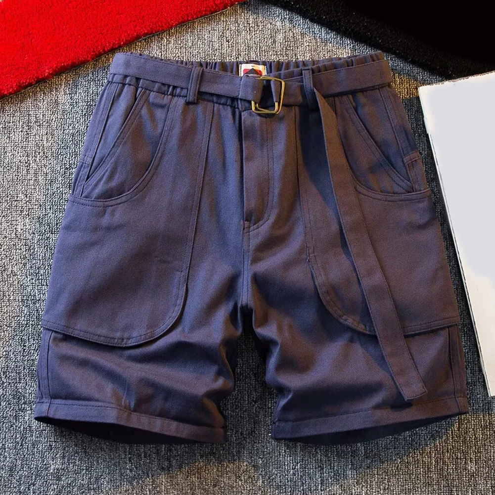 ملابس الشاطئ شورت صيفي فضفاض شورت جيب غير رسمي للصيف شورت صيفي مريح مرن قليلاً