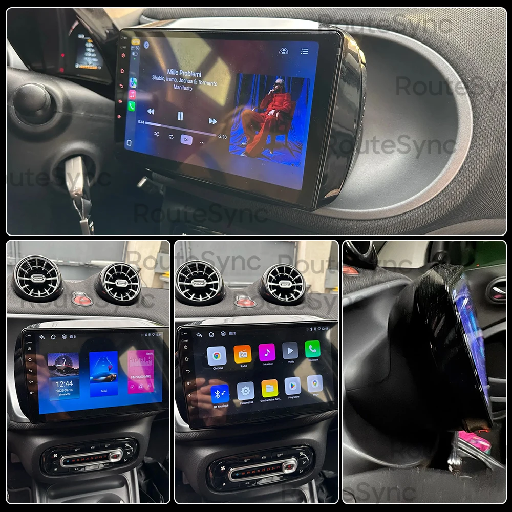 Android 15 For Mercedes Benz Smart 453 Fortwo 2014 - 2020 Car Multimedia Player Head Unit CarPlay Auto Video Audio Stereo 2din