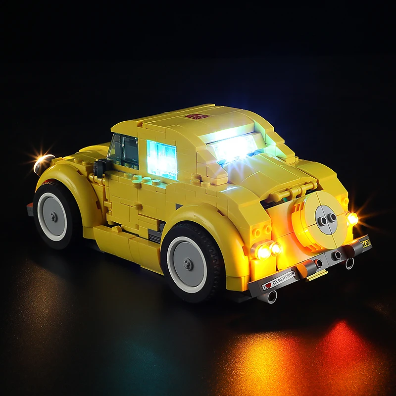 DIY LED Light Kit para Lego, Bumblebee, apenas luz LED, sem blocos modelo, 10338