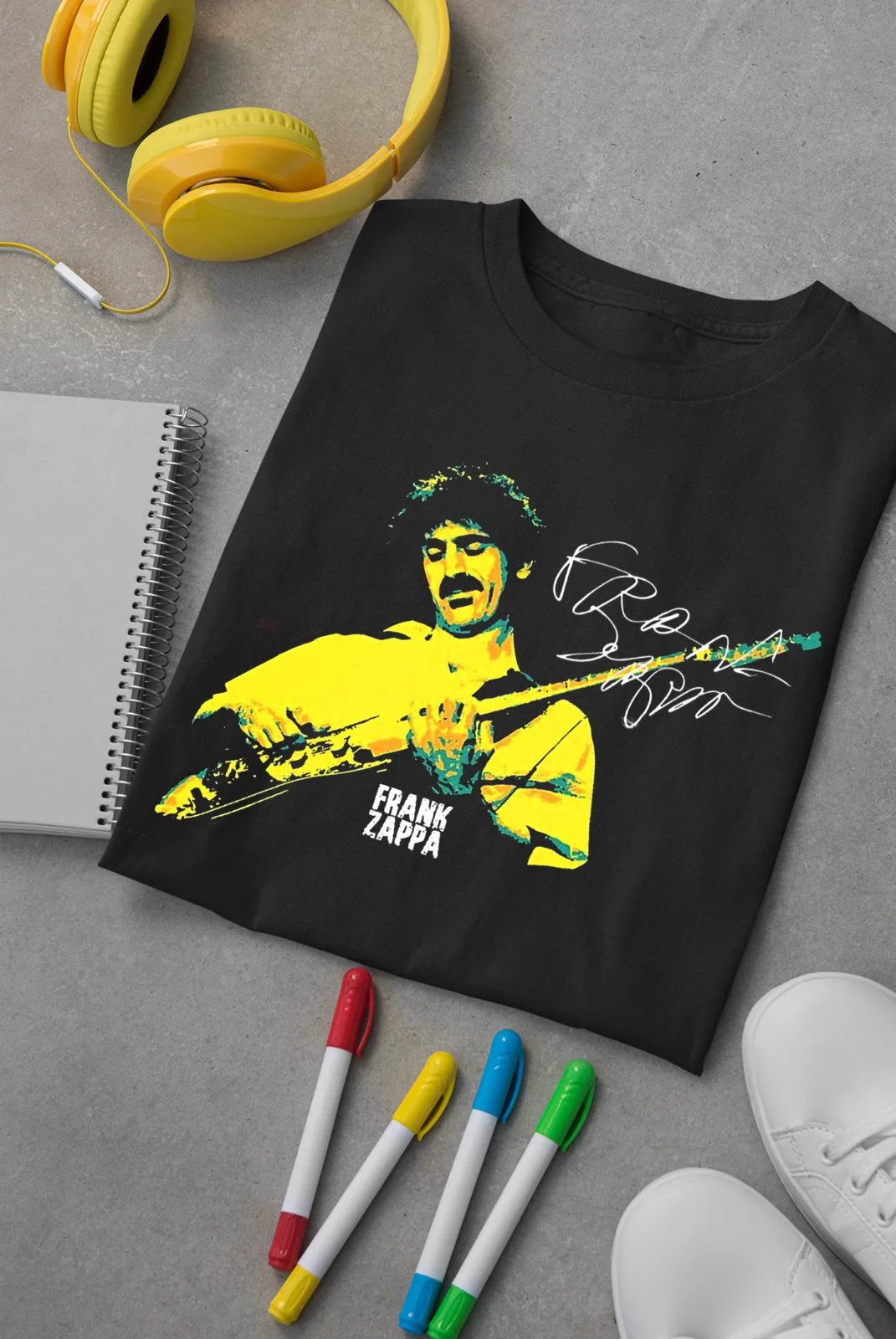 

Frank Zappa signed T-shirt Black Short Sleeve All Sizes S-5Xl XZ818Tops Men Clothes Tshirts Men Funny Ugus T-Shirts