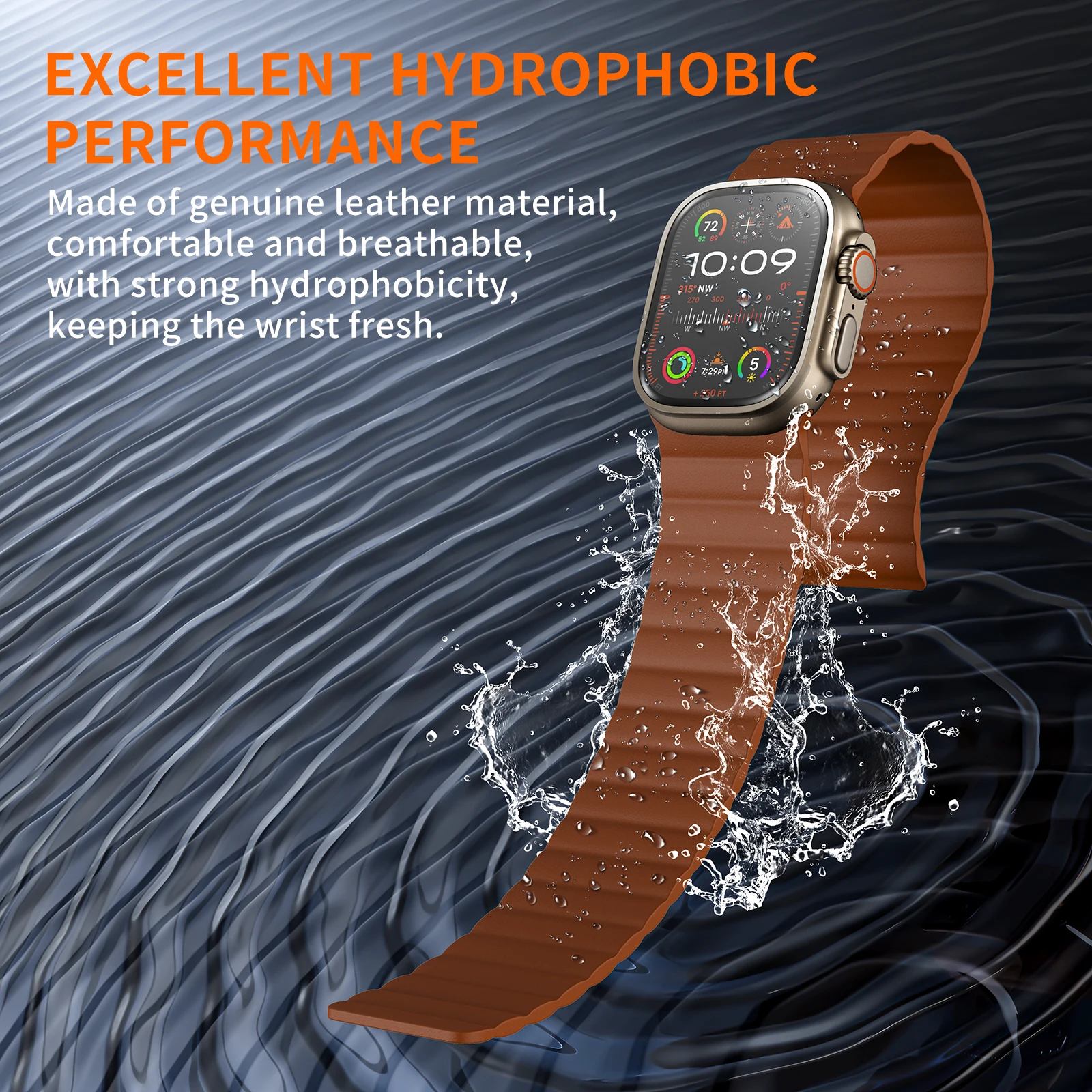 Neues Ultra Wide Magnet-Lederarmband für Apple Watch Band Series Ultra 11/10/9/8/7/6/5/4 42mm 44mm 45mm 46mm Armband – Detail 12