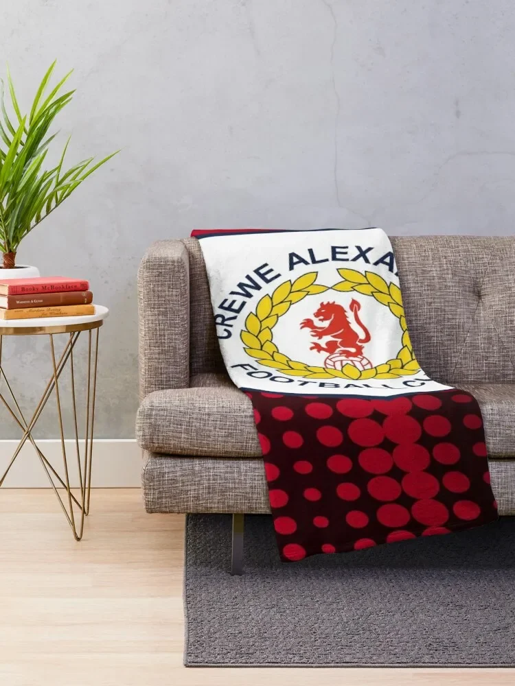 Crewe Alexandra FC Throw Blanket Beautifuls Plush Soft Big Luxury Throw Blankets