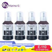 110 C13T03P14A T03P Compatible Refill Ink for Epson EcoTank M1100/M1120/M1140/ M1170/M1180/M2120/ M2140/M2170/M3140/ M3170/M3180