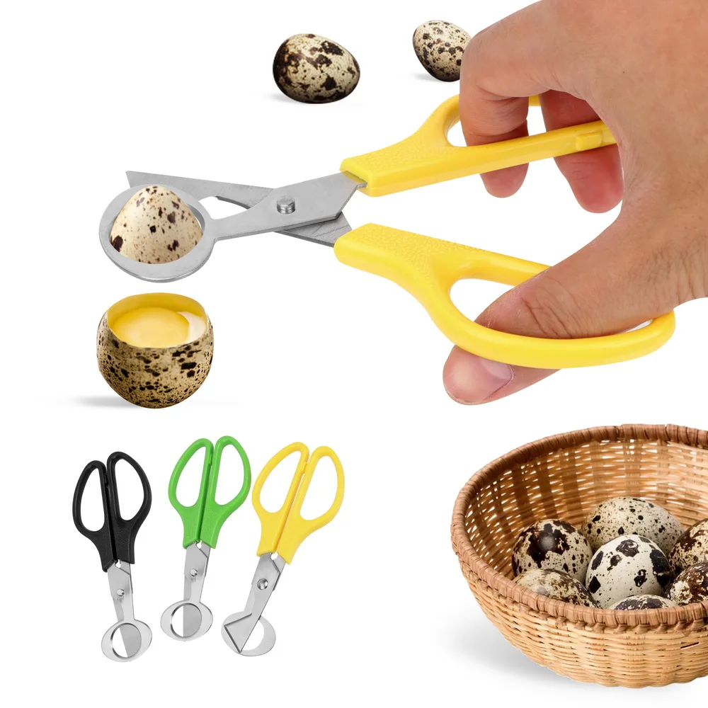 Multifunction Kitchen Tools Durable Quail Egg Shell Scissors Rust Resistant Stainless Steel Blade Cigar Cutters