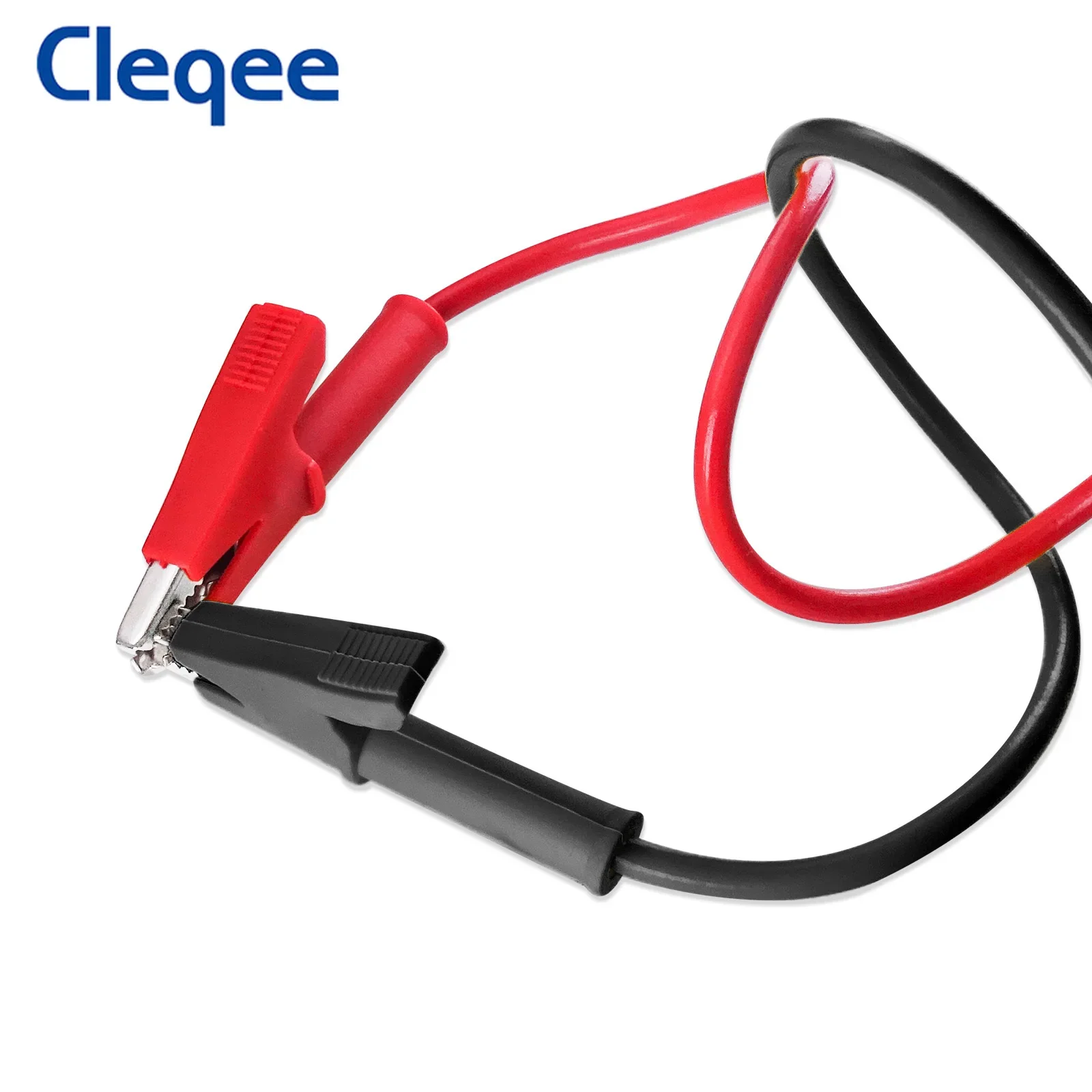 Aleqee-Fiche BNC en cuivre pur plaqué or P1061, pinces crocodiles isolées, câble coaxial de plomb de test à plage ouverte de 10mm, 120cm