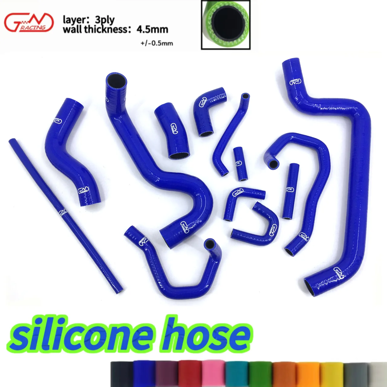 خرطوم السيليكون 1989 إلى 1992 فورد رينجر لمحرك أمريكا الشمالية 2.3L 4 سلندر #2