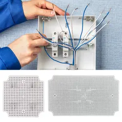 Waterproof ABS Plastic White Bottom Plate Honeycomb Grid Plate Porous Plate Accessory Waterproof Junction Box