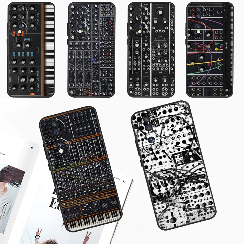 Vintage Synth Synthesizer For Honor X8b X9b X7 X8 X9 X6a X7a X8a X9a Case For Honor Magic 6 Lite 5 Pro 50 70 90 Cover