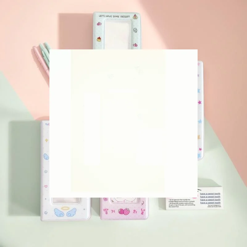 Cute Life 4-х вырезанная коллекция фотографий, книга со звездой, минималистичный стиль, идол, альбом для хранения фотокарт, 4 сетки, держатель для карт, держатель для заметок