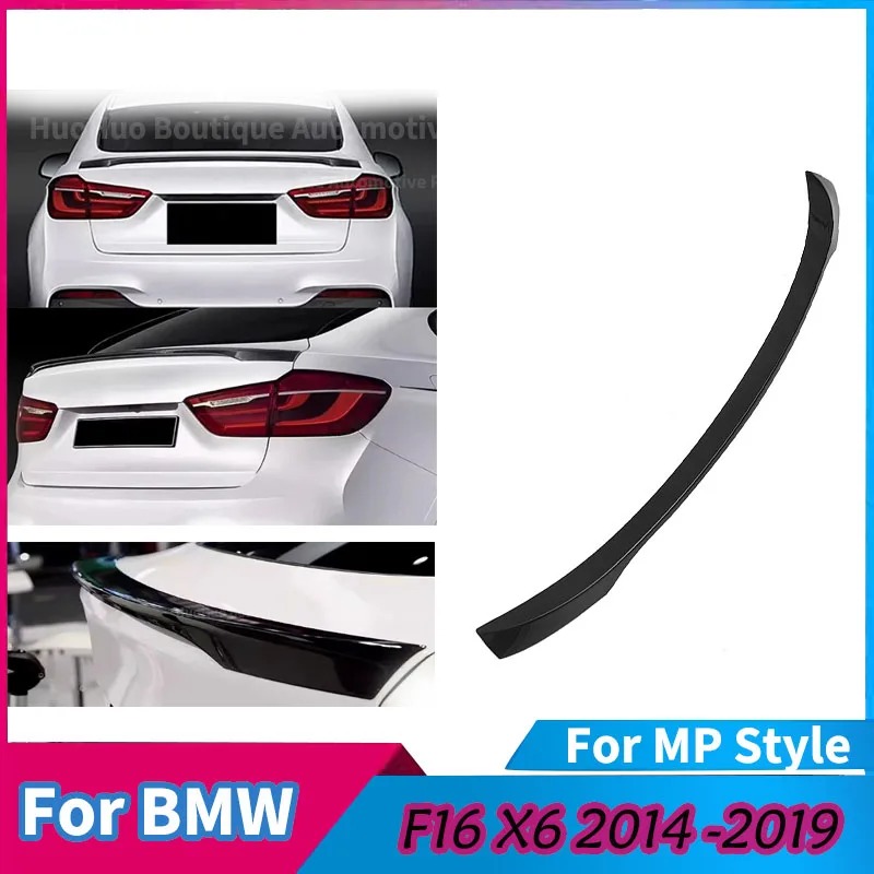 

Rear Roof Spoiler for BMW F16 X6 2014 2015-2019 MP Style Diffuser Trunk Wing Lip Body Kits Fixed Wind Wing Accessories Tuning
