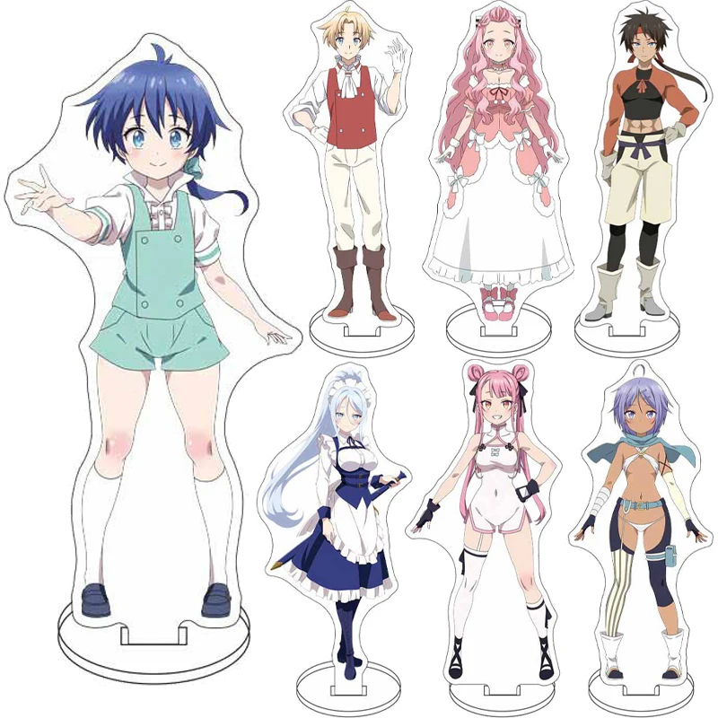 16CM Anime-Figur „Ich wurde als 7. Prinz wiedergeboren“ Lloyd de Saloum Silpha Alice Isha Acryl-Ständer Cosplay-Ornamente Geschenke