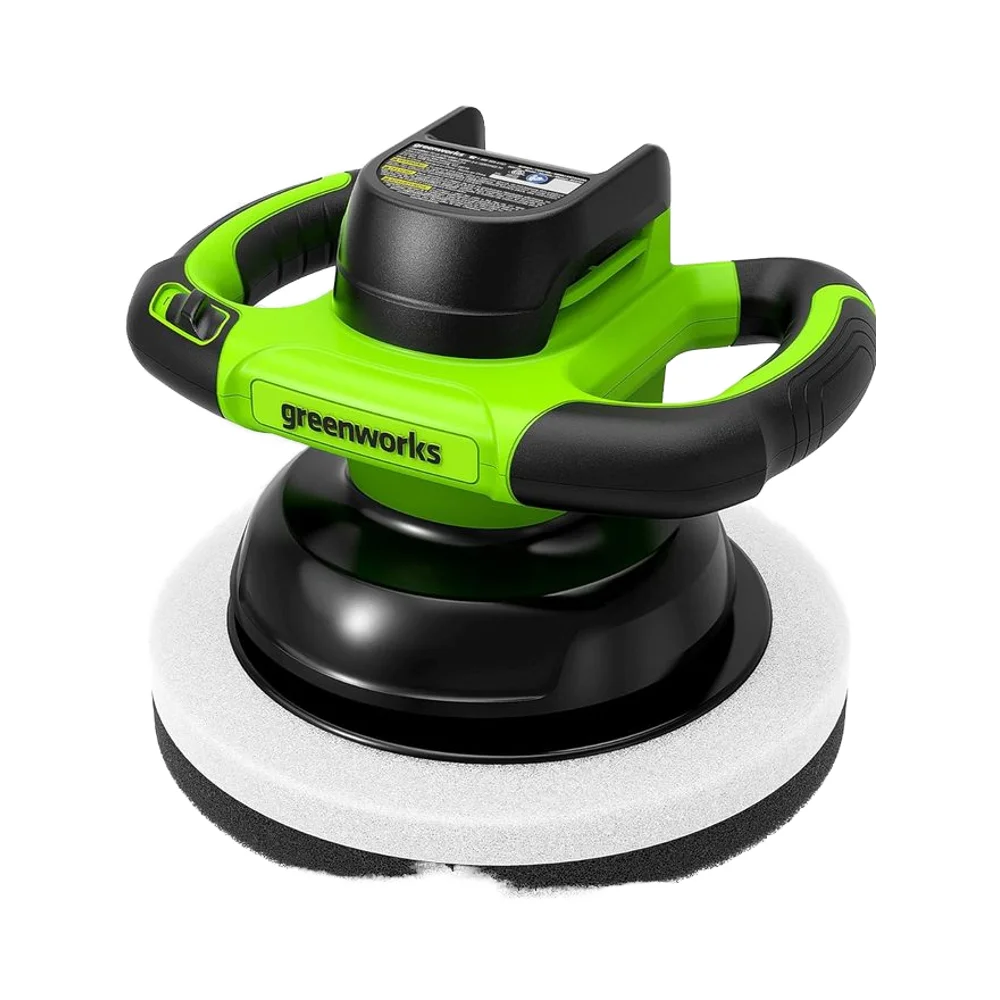 

Greenworks 24V Industrial/DIY Powerful 10\" Cordless Orbital Buffer 2800 RPM Waxing Machine Battery Charger Sold Separately