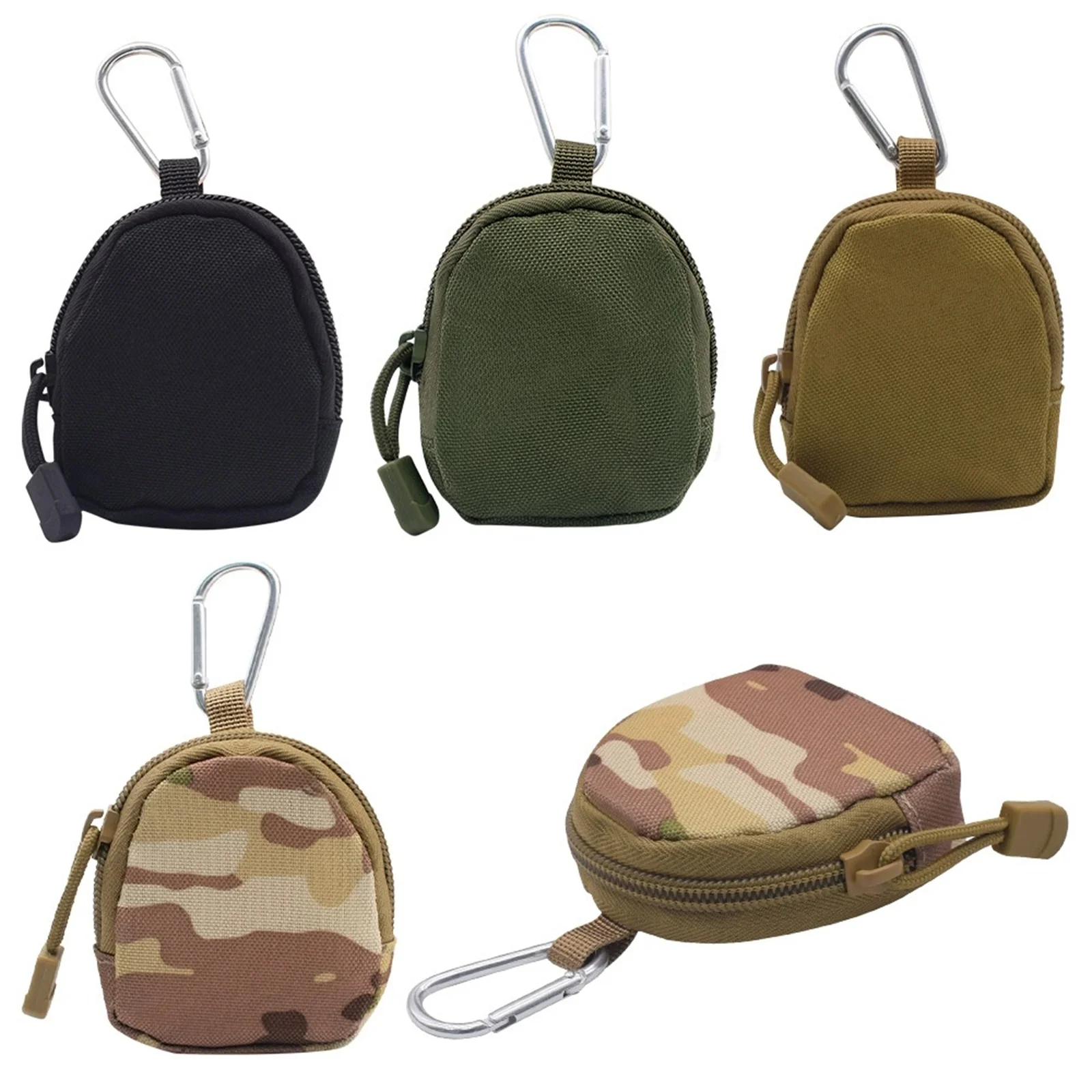 유니버설 아웃도어 백 미니 밀리터리 지퍼 스포츠 케이스 이어폰 키 및 장비 동전 보관용 오거나이저