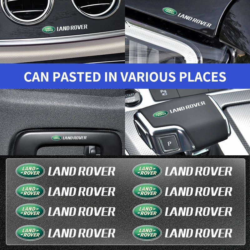 

2/5/10Pcs Car Interior Random Stickers Car Steering Wheel Emblem Styling For Land Rover Rnage Rover 2 3 4 Freelander Defender
