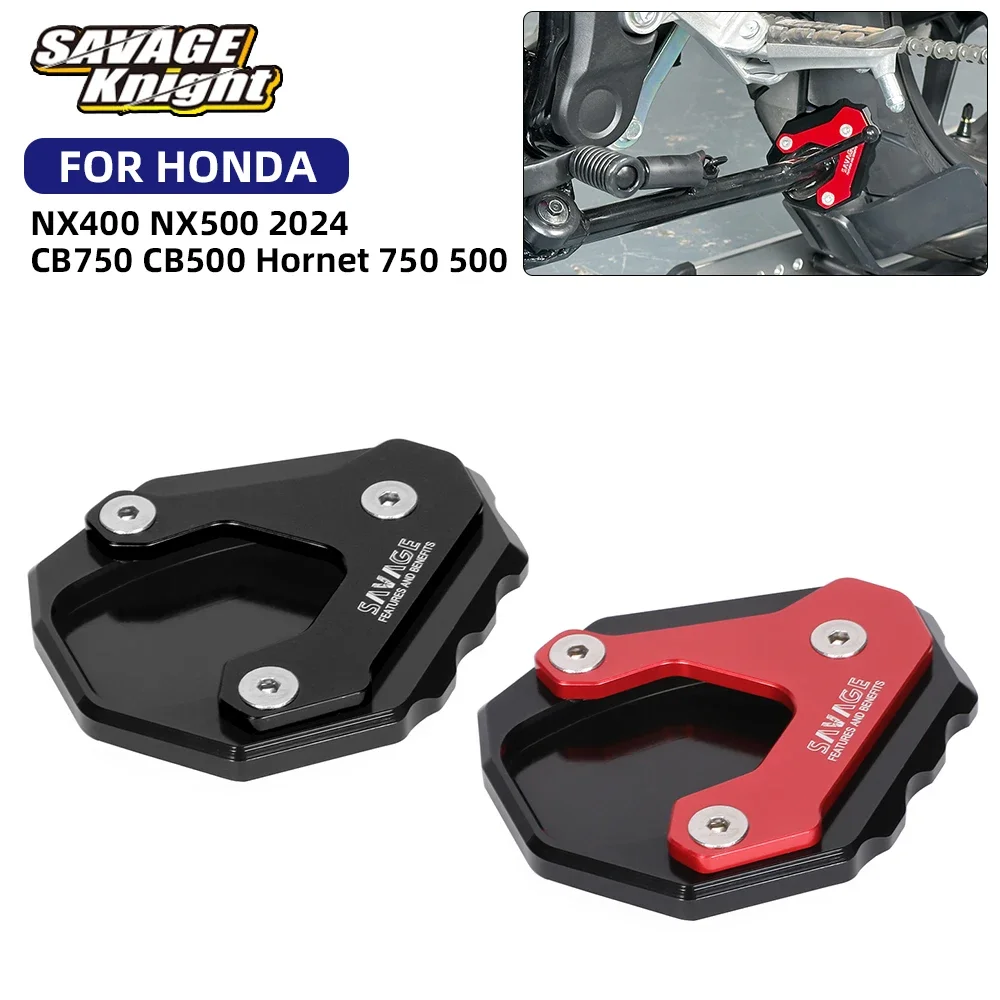 

Kickstand Enlarge Pad For Honda CB500R CB650R CB600F CB900F Hornet NX400 NX500 NC750 NC700 2002-2024 Side Stand Extension Plate