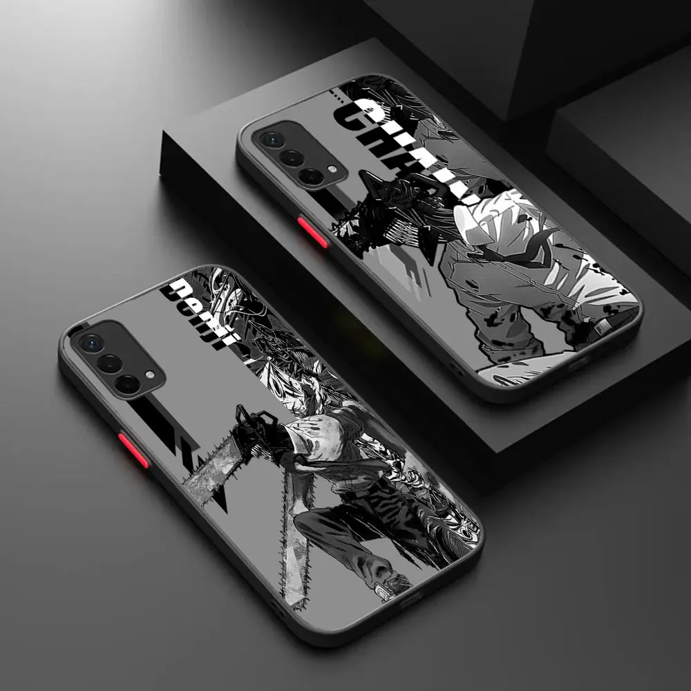 Anime Demon Slayer Kimetsu Matte Phone Case For OPPO REALME C17 V5 10 3 3I  XLITE 5 5I 5S 6 6S 7 NARZO 20A PRO 5G