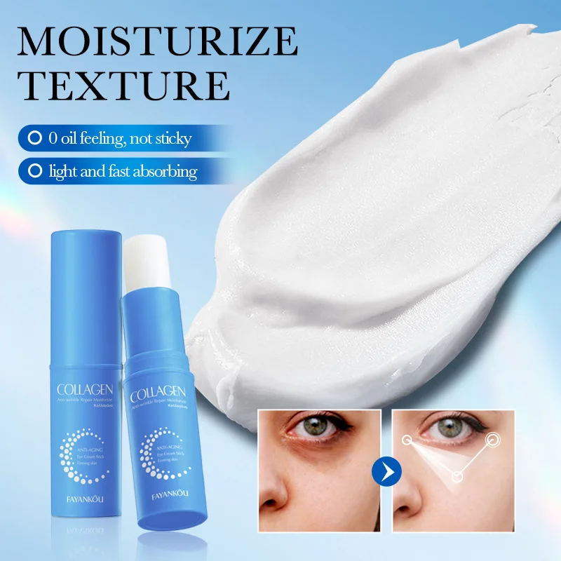 

FAYANKOU Collagen Anti-Wrinkle Repair Moisturizing Eye Cream Stick Removes Dark Circles and Repairs The Eyes