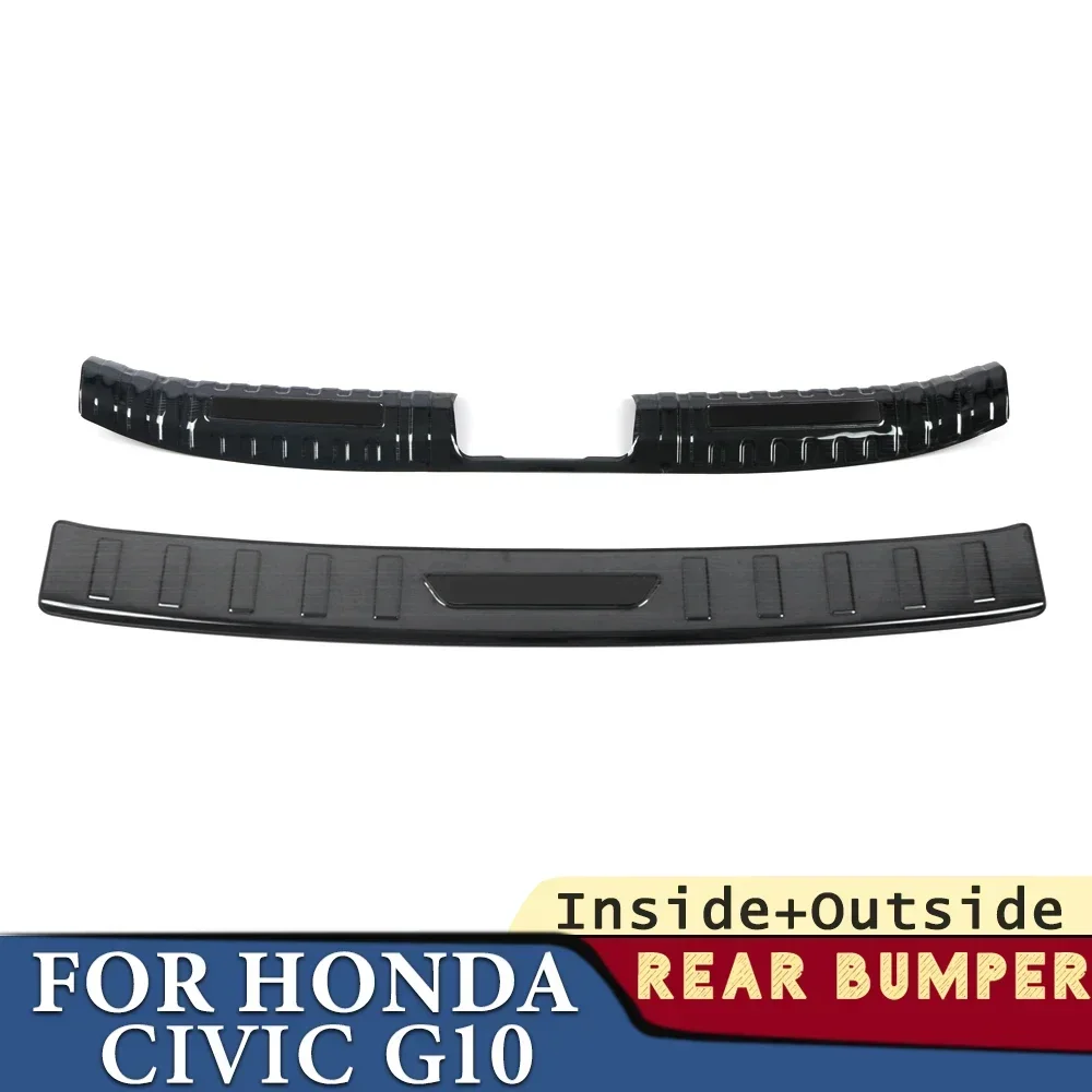 

Trunk Bumper for Honda Civic G10 2016 2017 2018 2019 2020 2021 Hatchback Car Accessories Rear Fender Protector Sill Pad Cover
