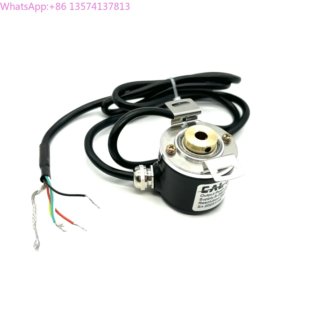 

CALT GHH38 6mm through hollow shaft PNP+NPN rotary encoder 360ppr Incremental Rotary Encoder