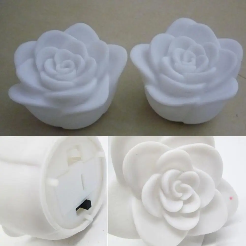 

Waterproof Floating Rose Flower Color Changing LED Night Light Home Party Decor