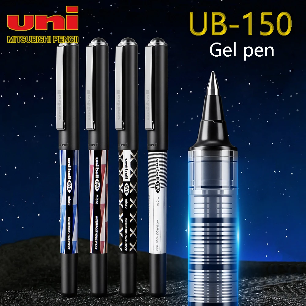 2026 New 4/3PCS/Set Japan UINI Gel Pens Direct Liquid Rollbal Pens 0.5mm Stationary Kawaii School Supplies Cute Office Support