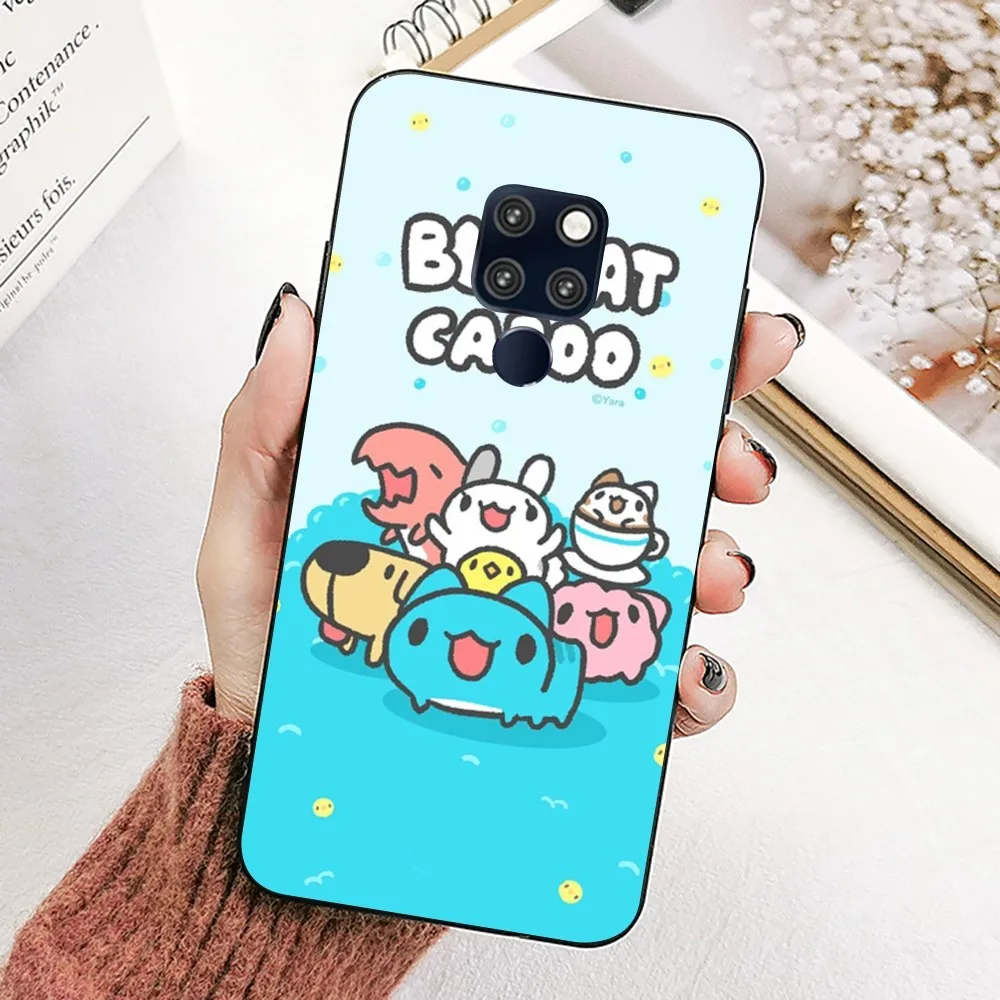 Bugcat Capoo Cartoon Phone Case For Huawei Mate 10 20 30 40 50 Lite Pro Nova 3 3i 5 6 SE 7 Pro 7SE