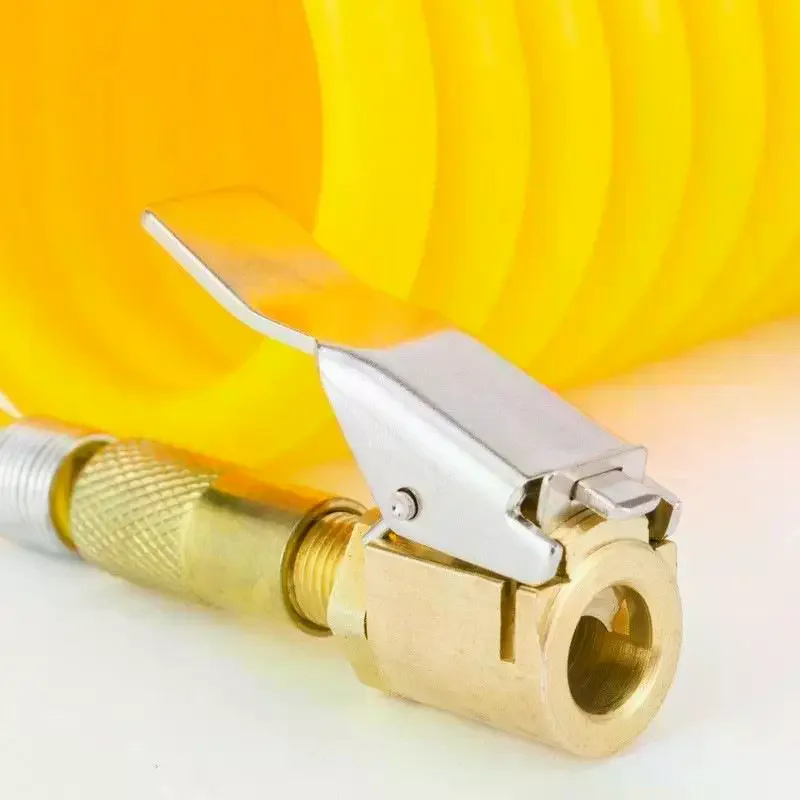 Brass Car Tire Inflation Quick Connector Leakproof Seal Easy Operation For Air Pump Hose Connection CAR Air Chuck Air Compressor