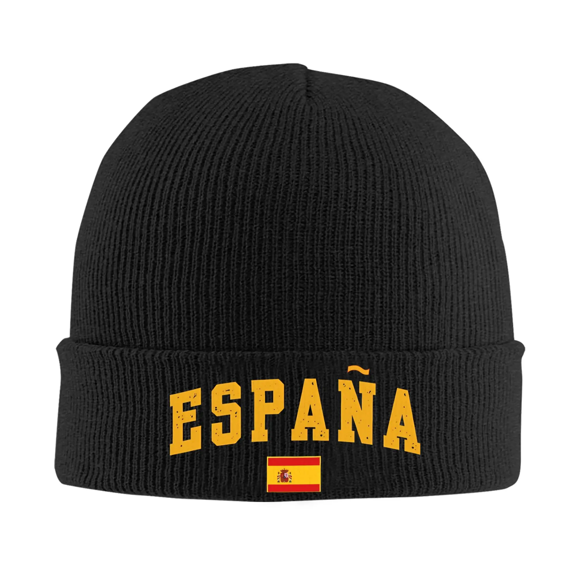 MAKE SPAIN GREAT AGAIN Beanie Hats  Knit Hat Men Women Street Y2K Warm Caps Winter Gym Graphic Bonnet Hats