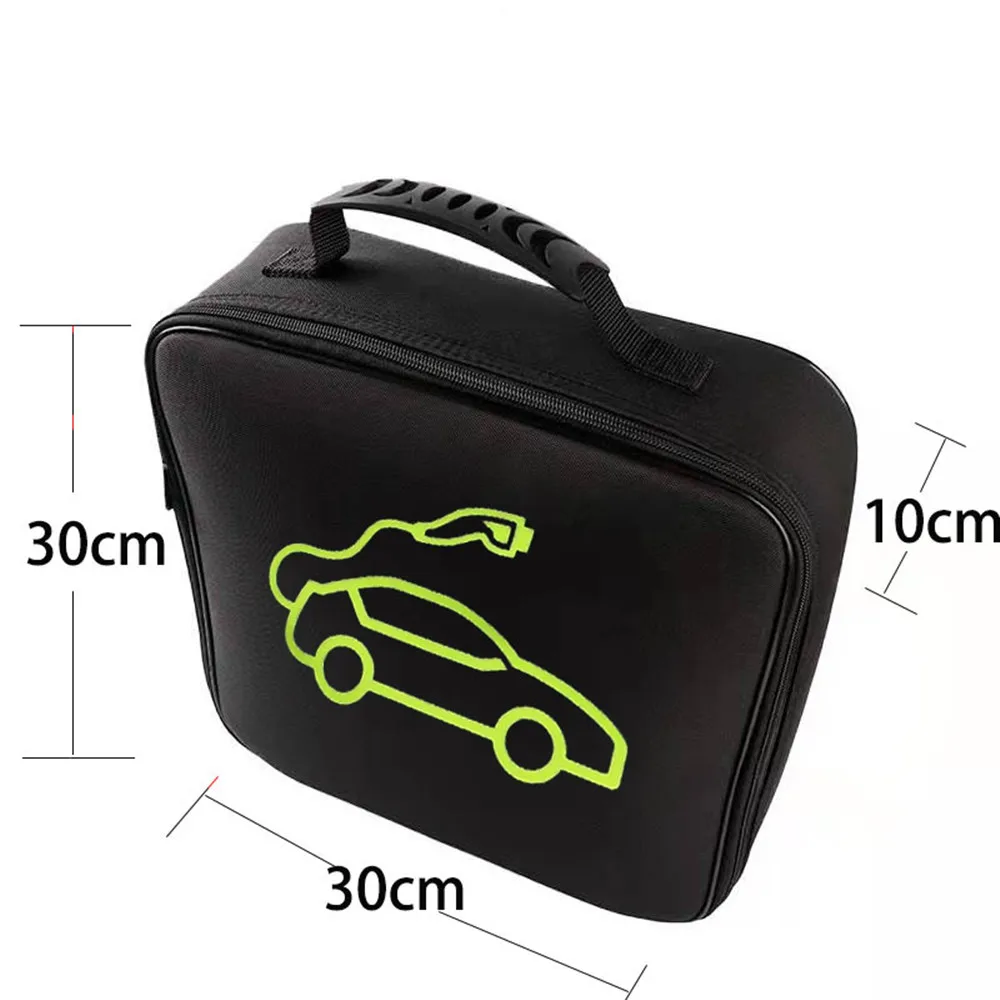 EV Carry Bag Waterproof Fire Retardant For Electric Vehicle Charger Charging Cables Plugs Sockets Charging Equipment Container
