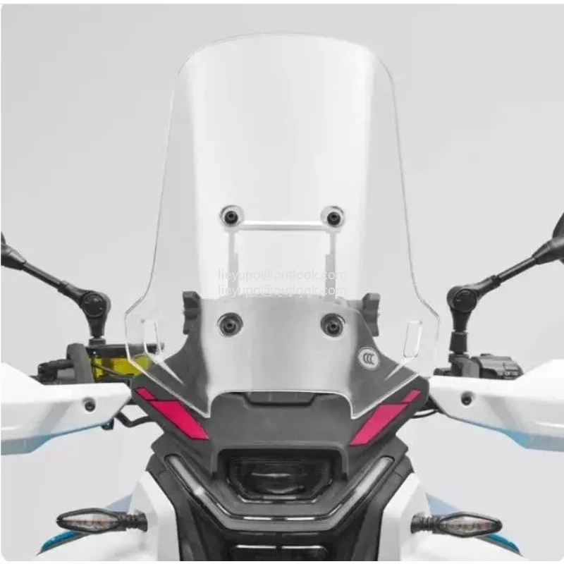 Original Motorcycle Front Windshield, Height and Width Adjustable for CFMOTO 450MT