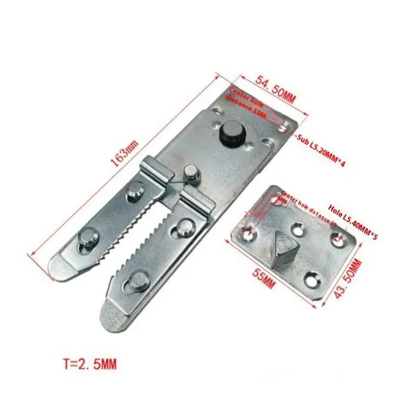 1Set Sofa Couch Sectional Connector Snap For Furniture Accessories Tool Metal Bracket Hinges