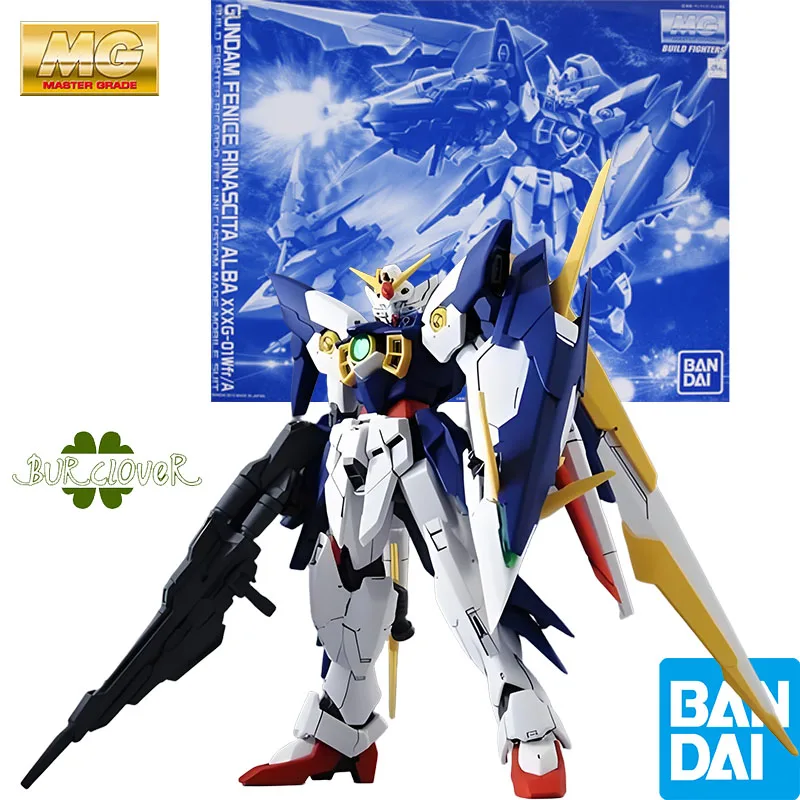 

Bandai Original MG Gundam Fenice Rinashita XXXG-01Wfr 1/100 Anime Action Figure Assembly Model Toys Gifts For Children GUNDAM