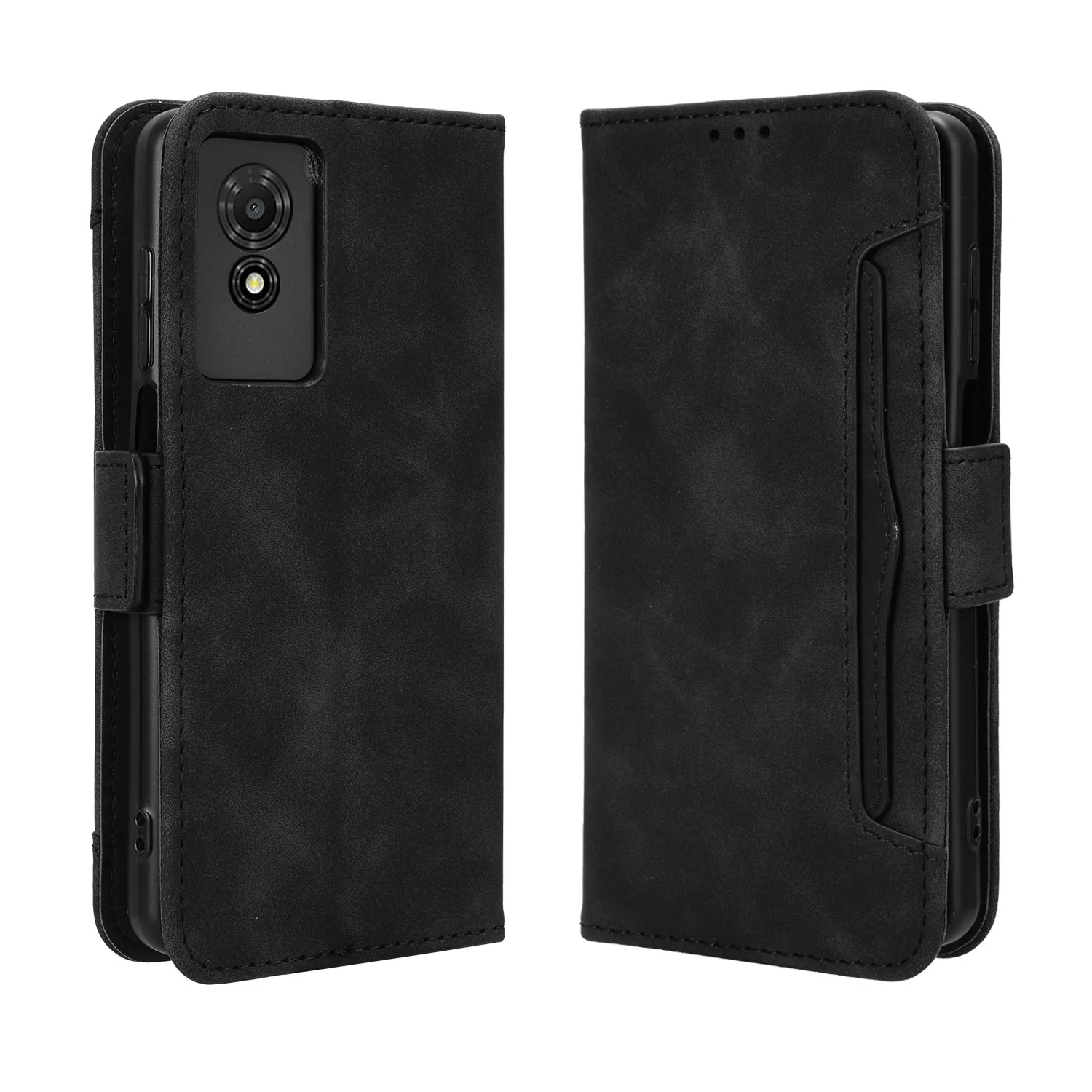 Separate type many Card Slot Wallet Magnetic buckle Cover For TCL 501 502 403 405 406 408 303 Flip Shockproof Leather Phone Case