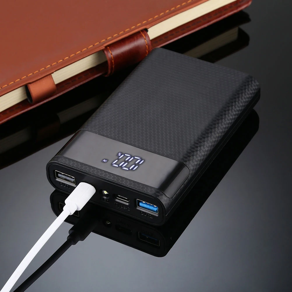 

Bank Case Usb 18650 Shell Portable Fast Charging Travel Outdoor Rechargeable Diy Box