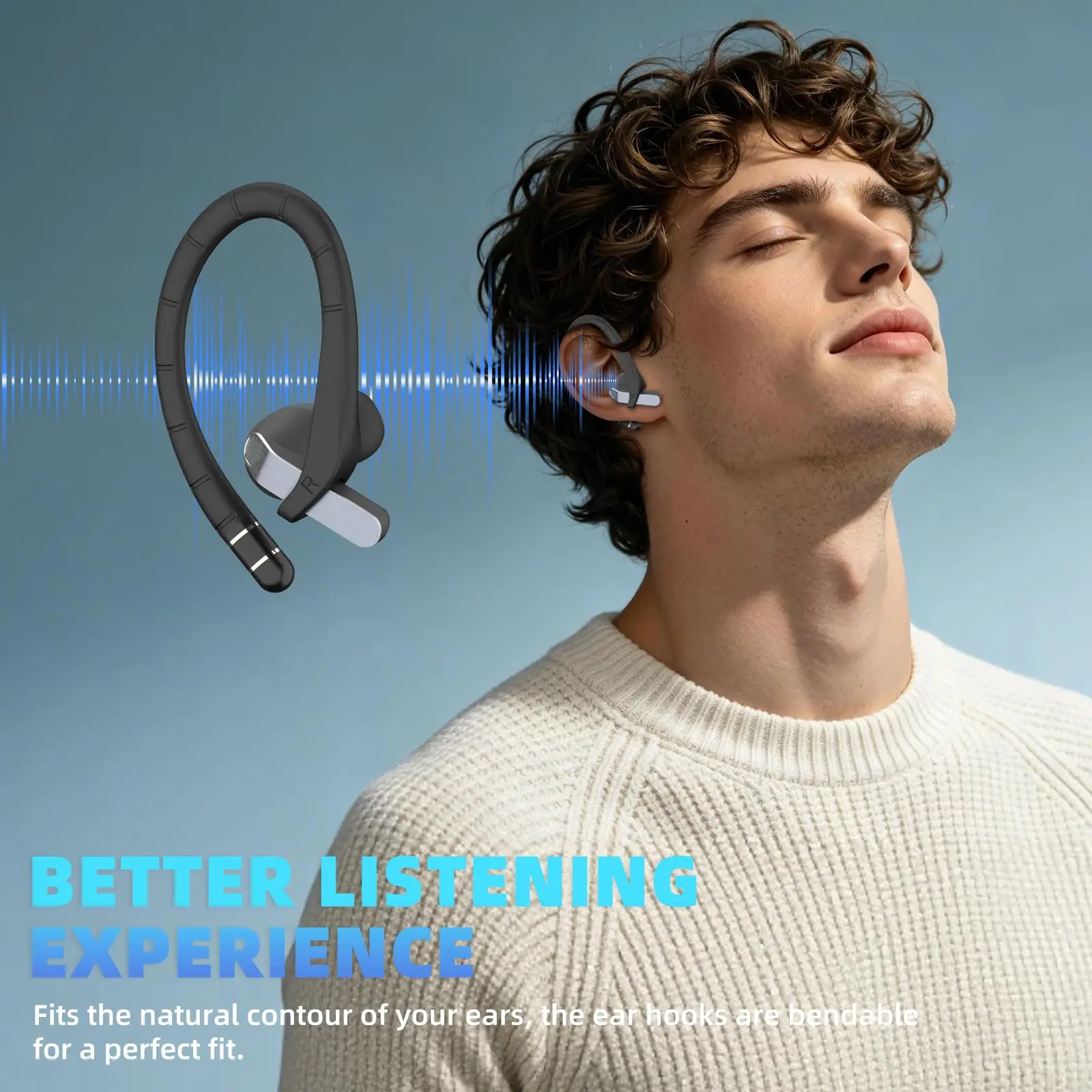 Anti-Verlust Silikon-Ohrbügel für Samsung Galaxy Buds 4 Pro & Buds 4 Memory Titan-Legierung Ohrbügel Lanyard-Riemen Zubehör – Detail 4