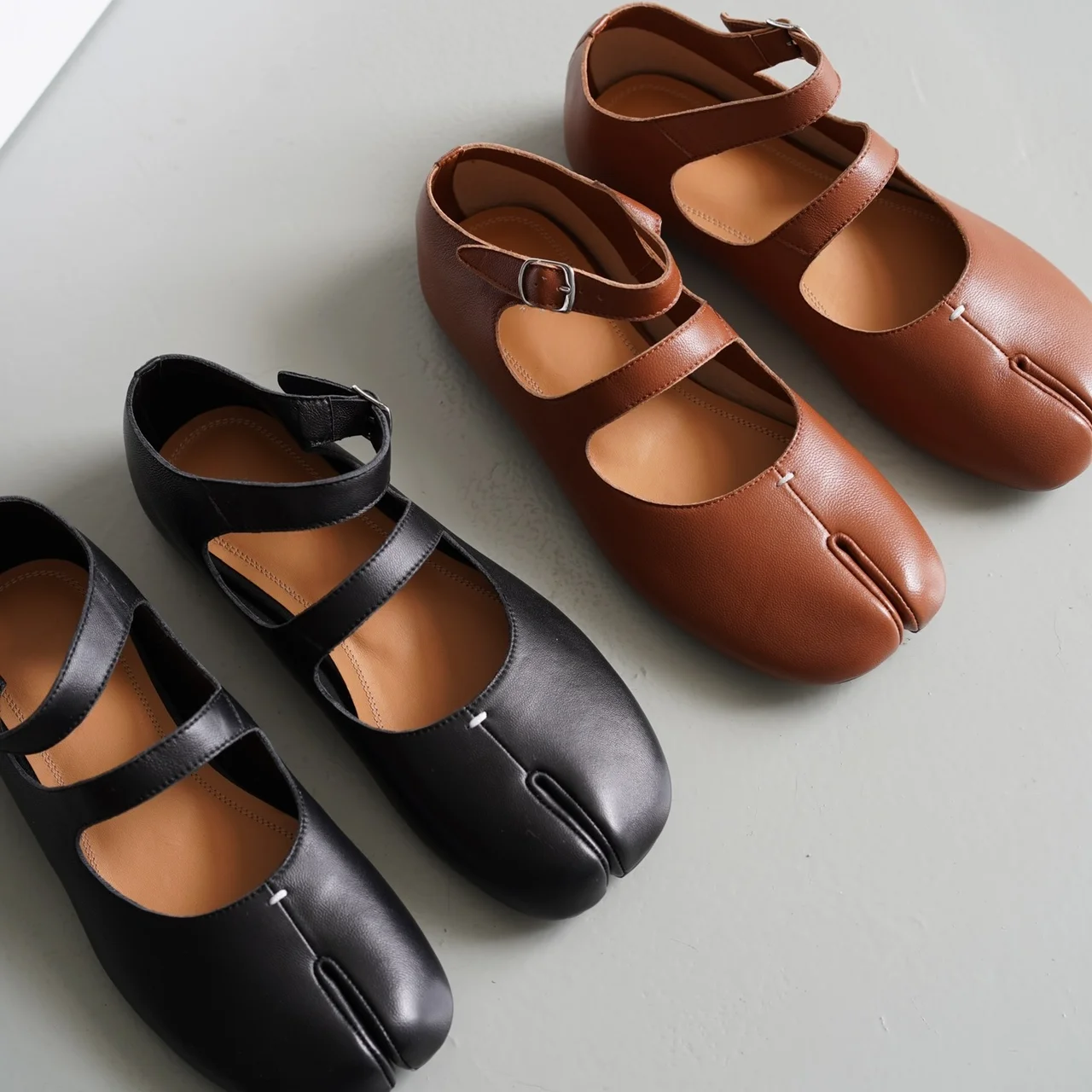 

2023 Spring Summer Flat Women's Shoes Soft Sheepskin Mary Jane