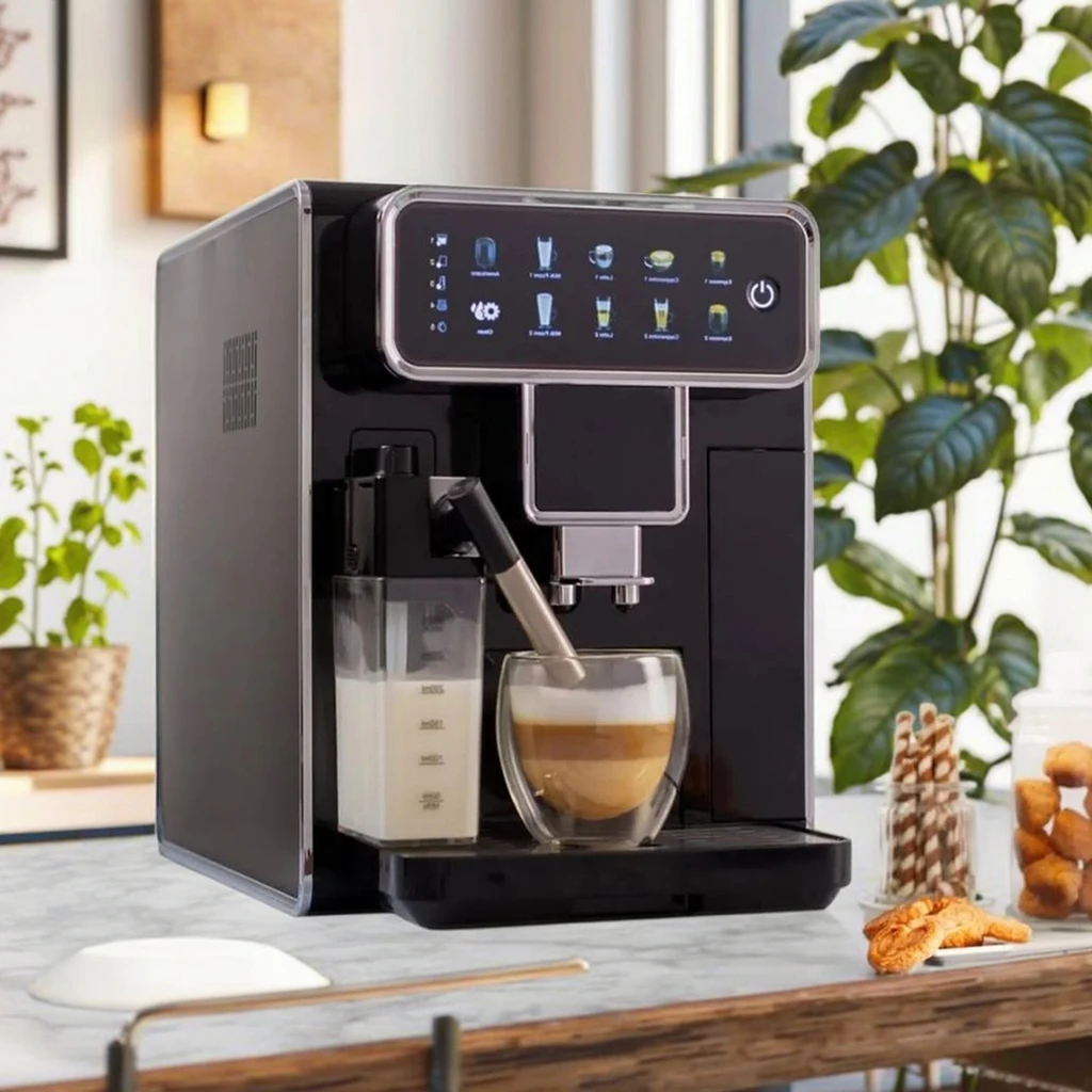 3 في 1 Cafeteras أفضل ماكينة صنع القهوة الأوتوماتيكية التجارية الإيطالية باريستا اسبريسو للمنزل