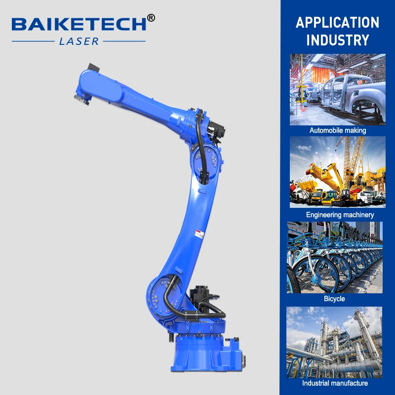 High Precision Robot Arm Laser Welding Workstation 3D Automatic Manipulator Laser Welding System Industrial Robotic Welding Equi