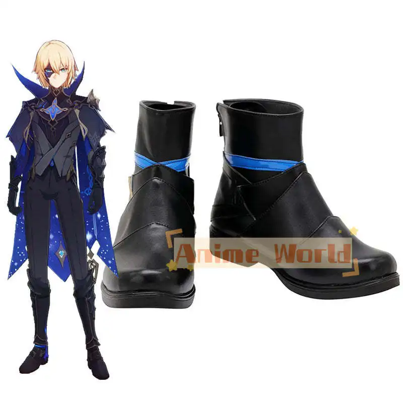 Zapatos de Cosplay de Anime Genshin Impact Dainsleif, botas de cualquier tamaño para Unisex