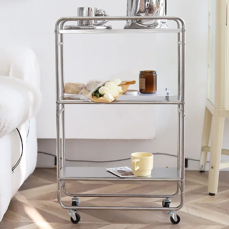 

Trolley Organizer Auxiliary Cart With Wheels Kitchen Cabinets For Beauty Salon Furniture Cupboards Rolling Storage Multi-purpose