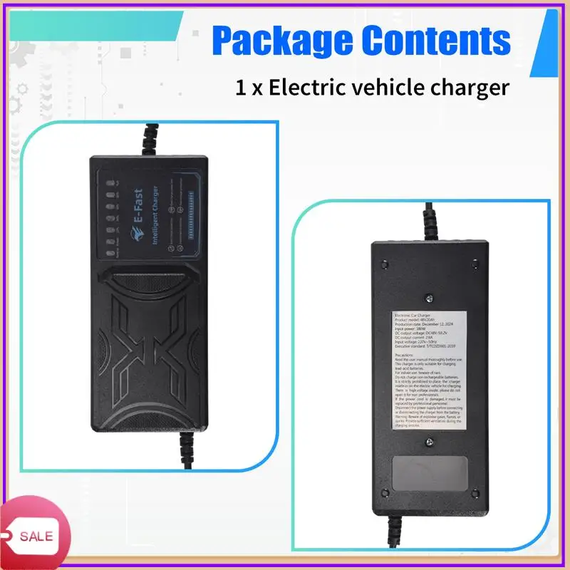 

Prominent 20AH Electric Vehicle Charger 7 Light Display Power Display Current Leakage Protection/Full Pulse EU Plug