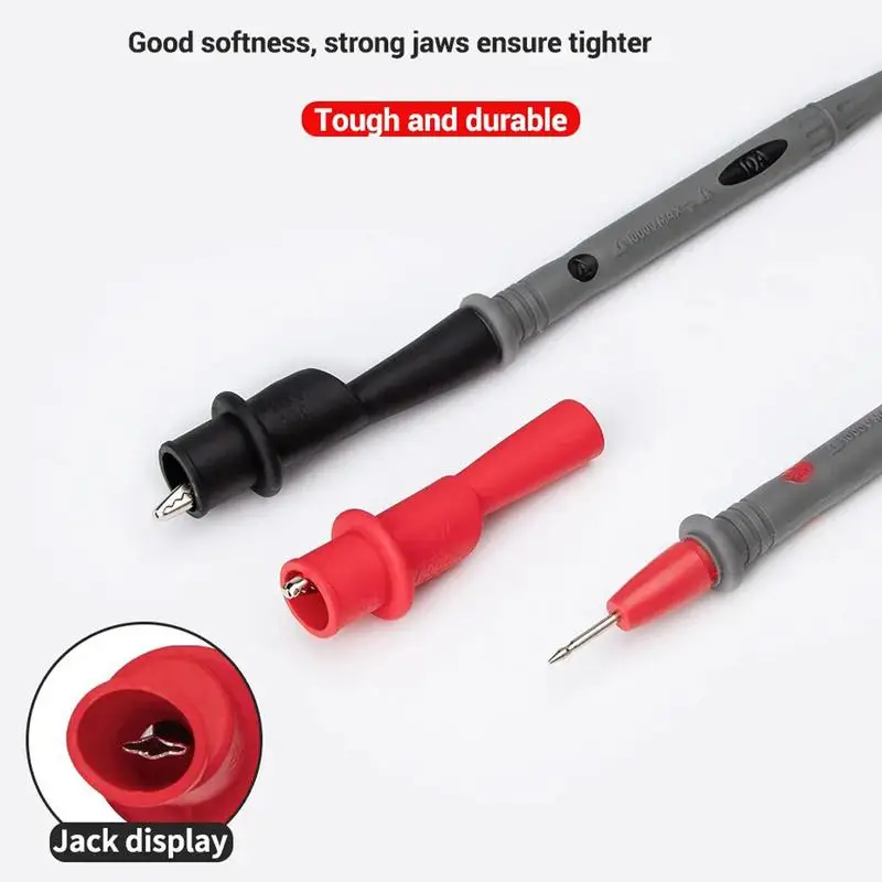 1 Pair Best Promotion Alligator Clip 10A Red Black Crocodile Car Caravan Van Battery Test Lead Clip Electric Tool