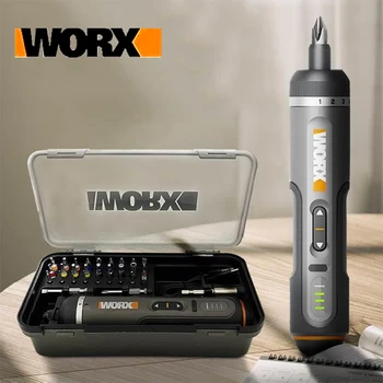 WORX WX242 4 فولت طقم مفك كهربائي ذكي مفكات كهربائية لاسلكية USB قابلة للشحن 30 بت مثقاب صغير أداة السلطة العمل