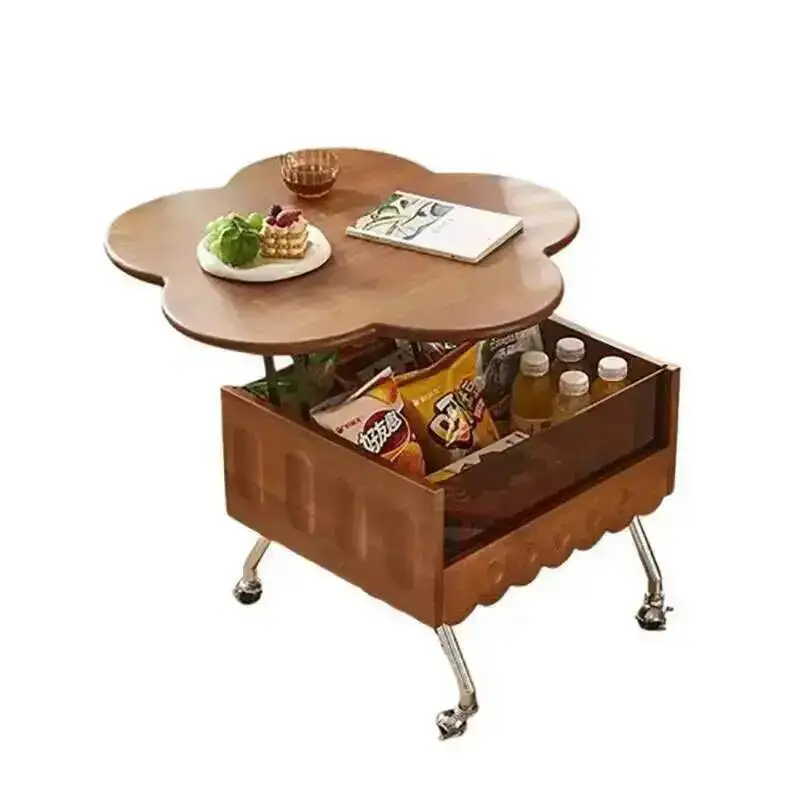 Mobile Scalable Simple Coffee Beauty Modern Table Trendy Side Table Space Saving Mesa De Centro Sala Living Room Furniture