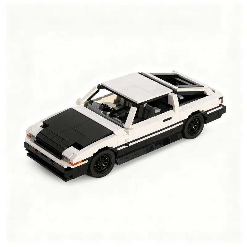 

1026pcs MOC Toyota Corolla AE86 Trueno Sprinter Cars Model Building Blocks Construction Toy Christmas Gifts DIY Creative Idea