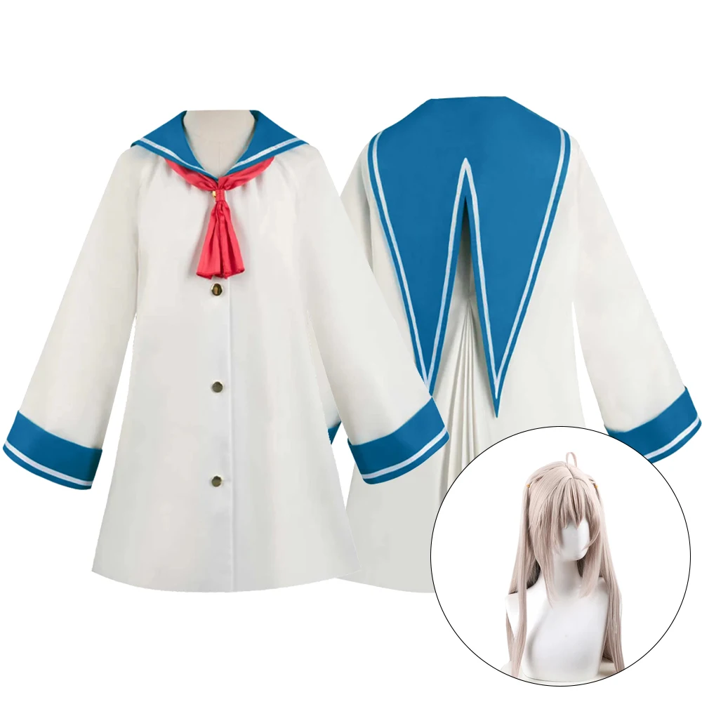 

Anime Atri Cosplay Costume Disguise Dress White Uniform for Women Outfit Halloween Carnival Party Performance Clothes Role Play