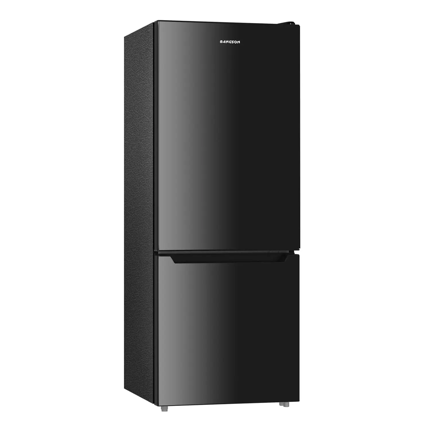 7.1 Cu.Ft Bottom Freezer Refrigerator for Apartment & Dorm, Compact 2-Door Fridge with Adjustable Shelves, Black, Customized