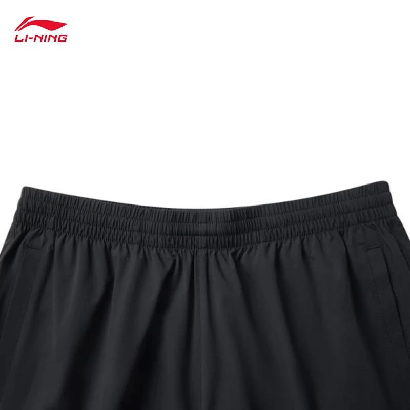 LI-NING BADFIVE Calça esportiva masculina com amarração de pés, gelo, confortável, absorção de umidade, solta AYKV511