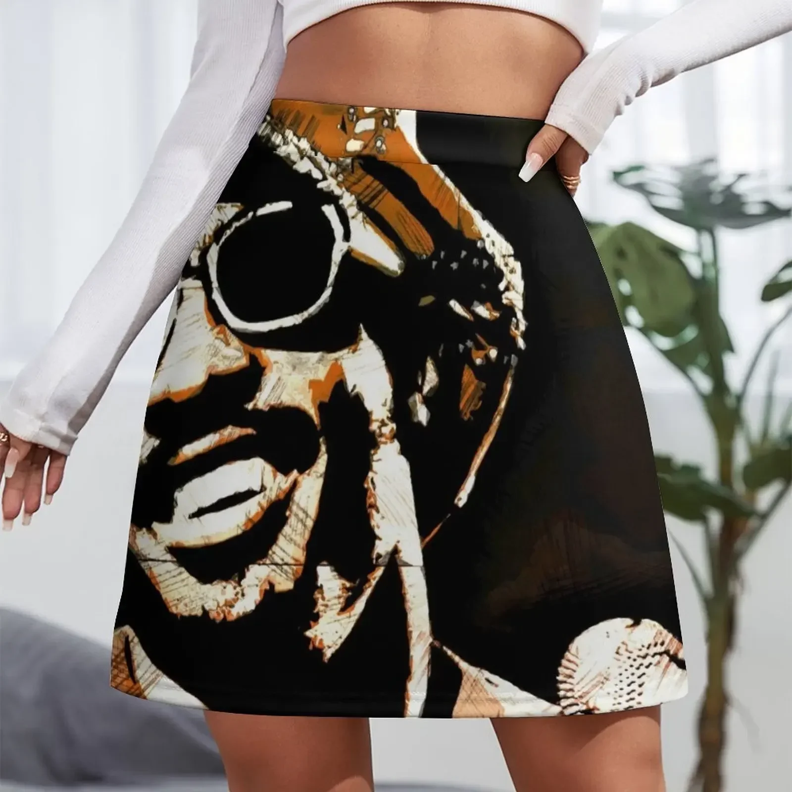 Stevie Wonder - Master Blaster Mini Skirt skirts for women 2024 novelty in clothes extreme mini dress women's golf wear summer