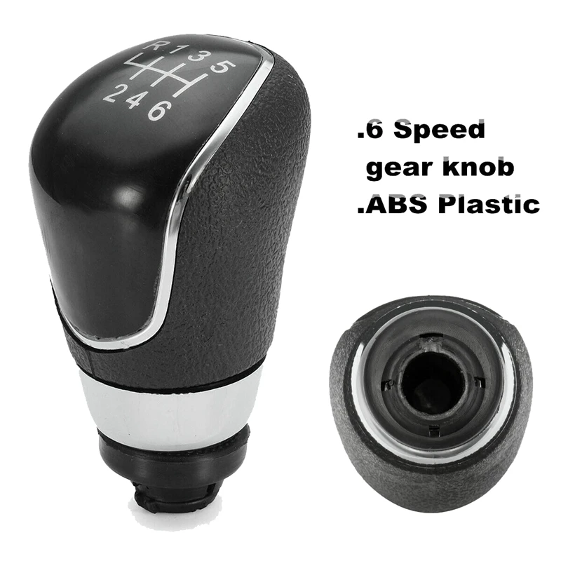 6 Speed Manual Car Gear Shift Knob Shifter Lever For Ford Focus 2 MK2 FL MK3 MK4 MK7 Mondeo Kuga Galaxy Fiesta